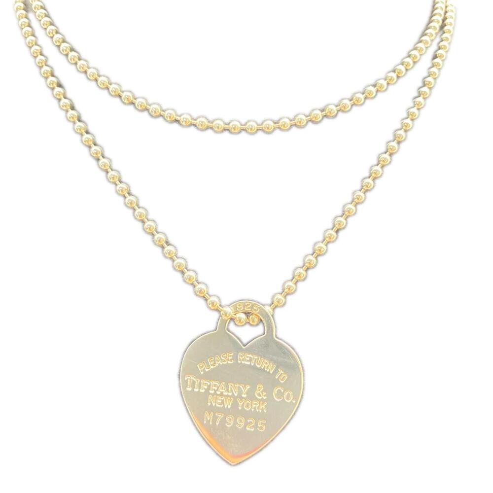 TIFFANY&Co. Return to Heart Necklace SV925 Women's
